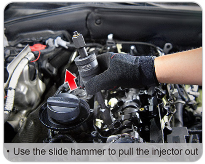 Bộ búa giật tay kim phun diesel TOPTUL JGAI0101