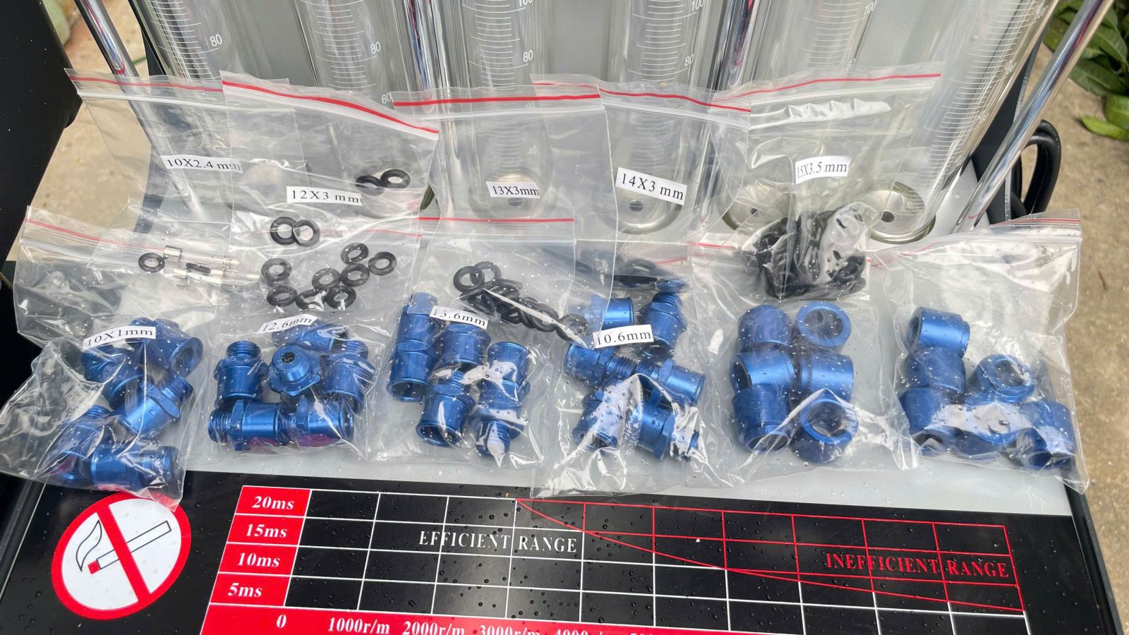 Máy kiểm tra và súc rửa kim phun điện tử VIMET FIC12302