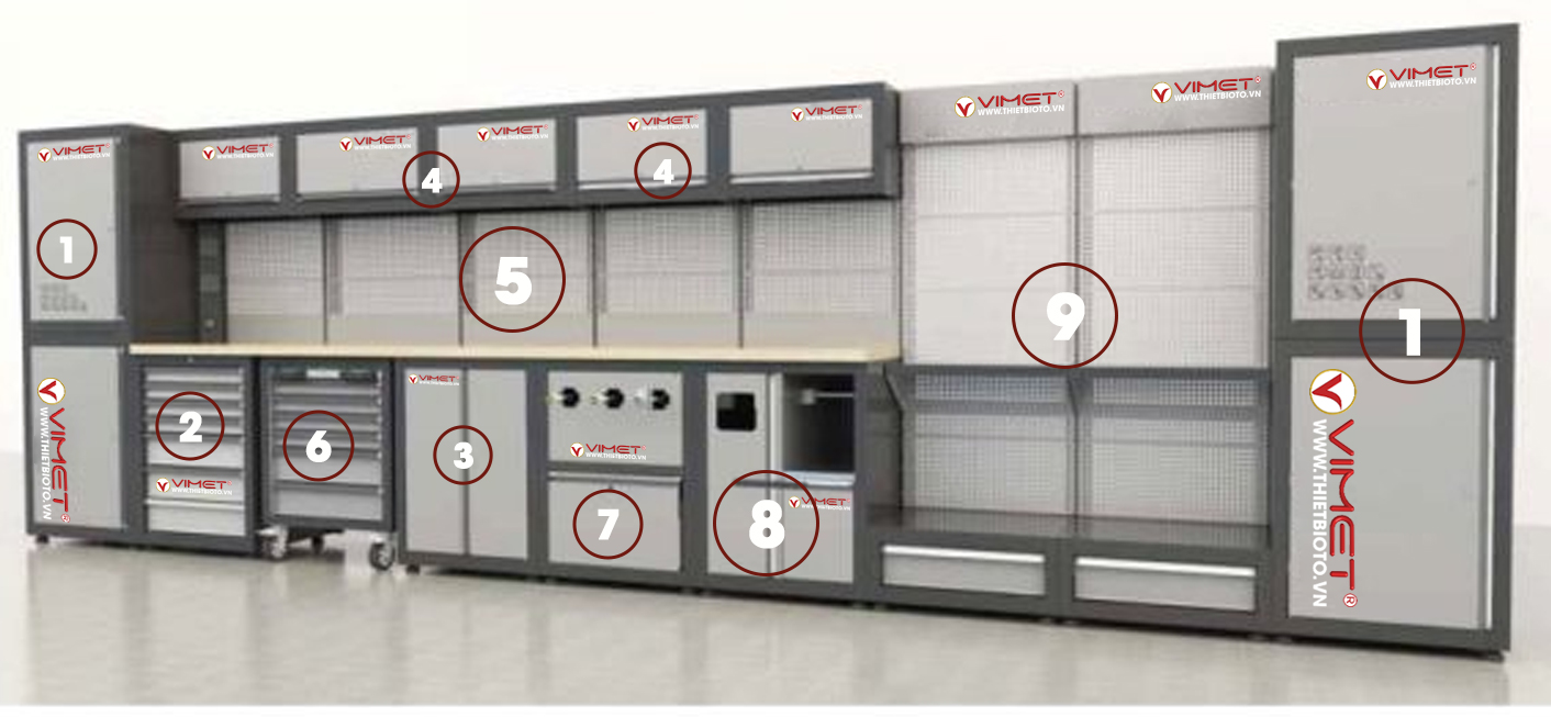 Hệ thống tủ đồ nghề đa năng VIMET TDC09141