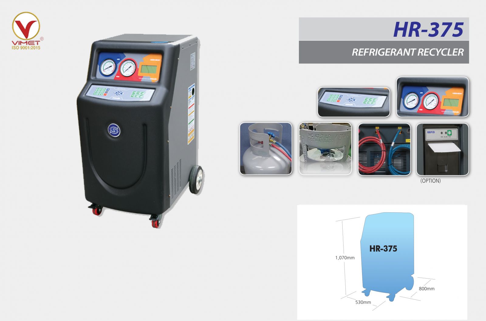 Máy nạp ga ô tô HESHBON HR-375