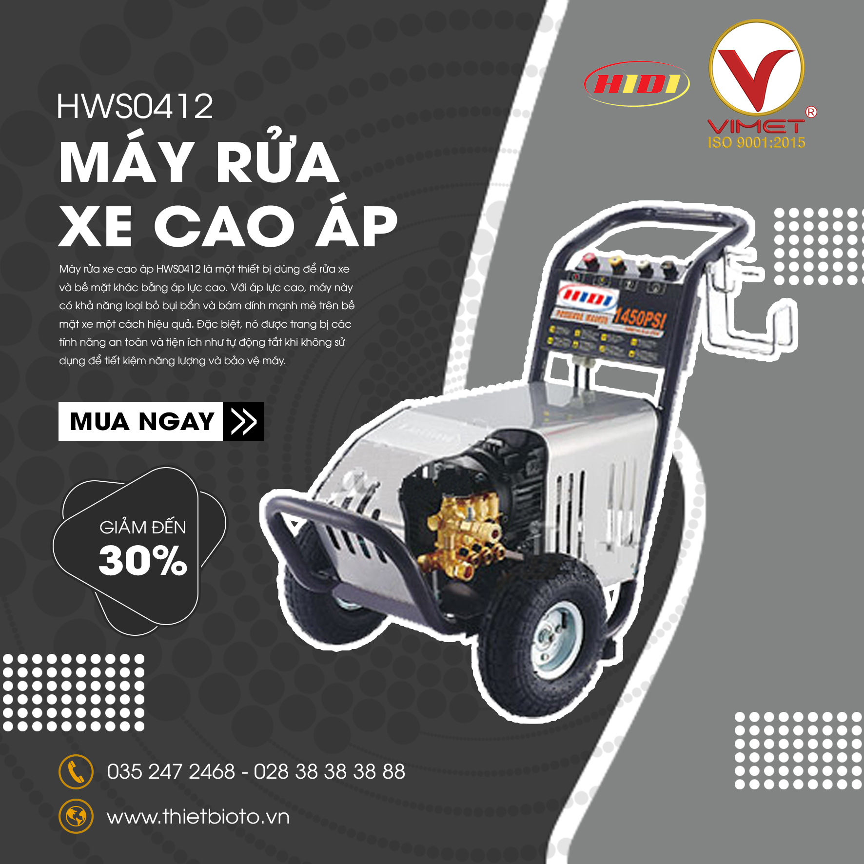 Đón Mùa Hè Cực Sốc: Khuyến Mãi Giảm Giá Máy Rửa Xe Cao Áp Tháng 4!