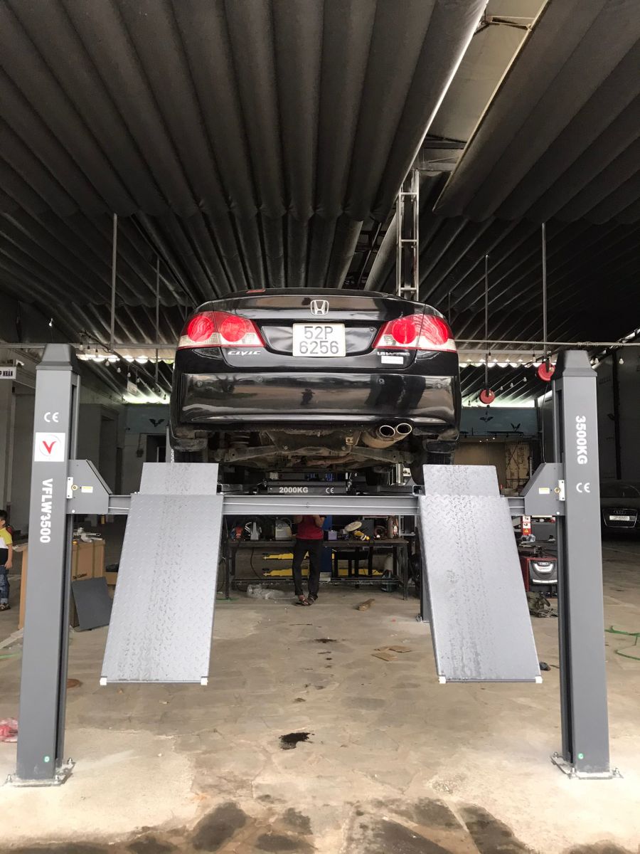 Giói thiệu về cầu nâng 4 trụ