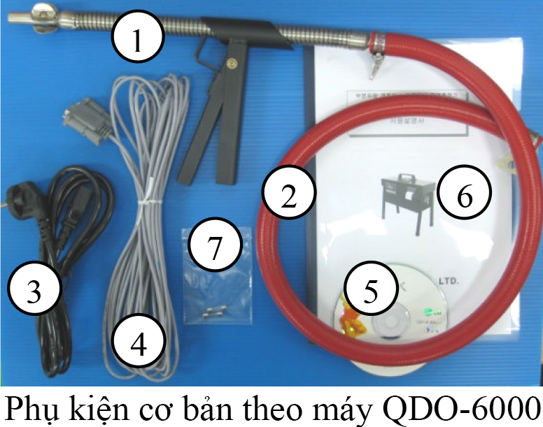 Thiết bị kiểm tra khí xả động cơ Diesel QDO-6000
