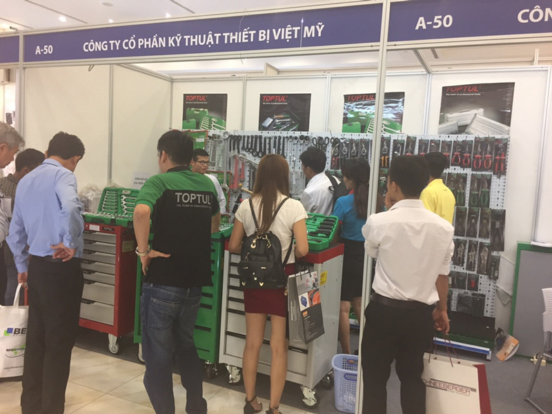 Việt Mỹ tham gia triển lãm công nghiệp và sản xuất Việt Nam 2017