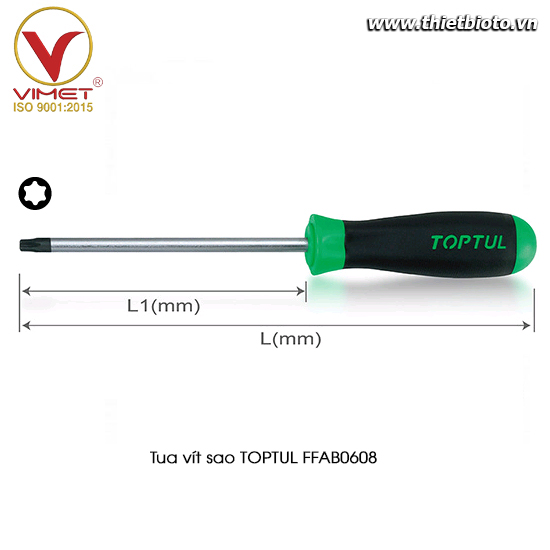 Tua vít sao TOPTUL FFAB0608