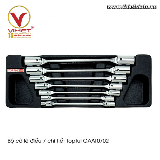 Bộ cờ lê điếu 7 chi tiết Toptul GAAT0702