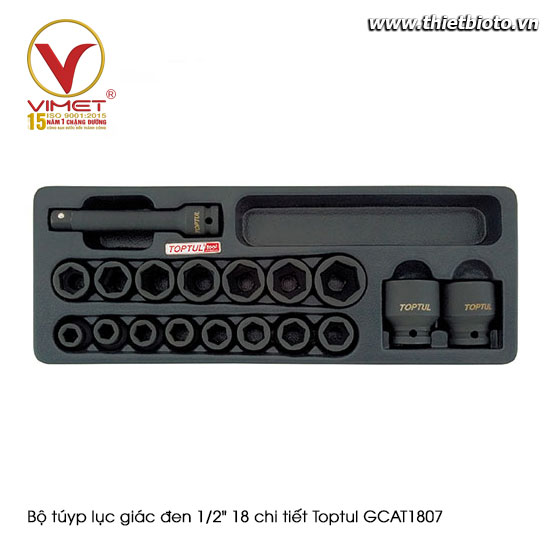 Bộ túyp lục giác đen 1/2