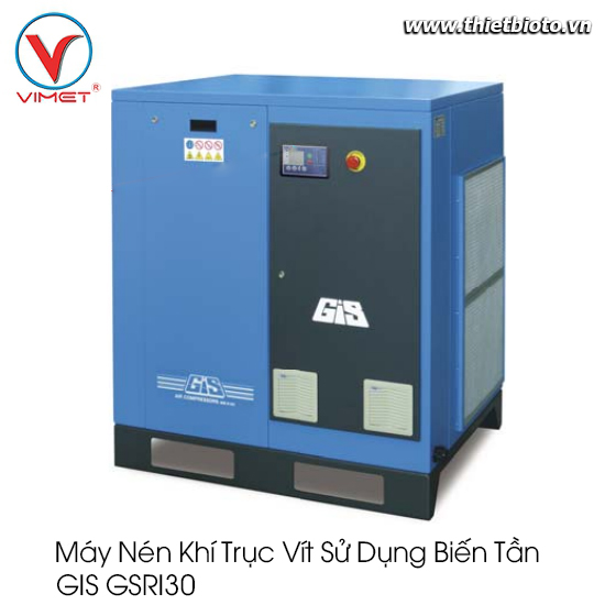 Máy nén khí trục vít inverter 30 HP GIS GSRI30