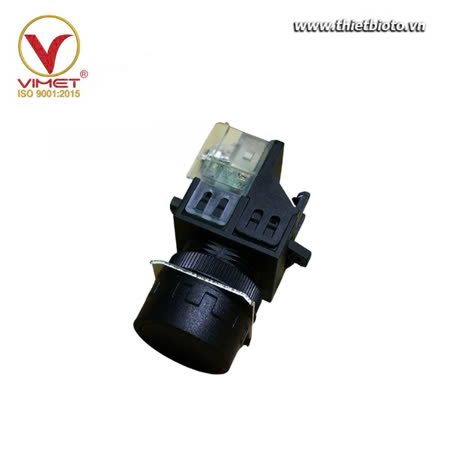 Công tắc nút nhấn màu đen KP5BRRFBK10S Phụ Kiện Heshbon HL-35F