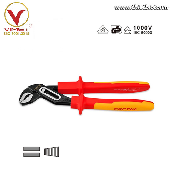 Kìm điện mỏ quạ cách điện TOPTUL DGBE2110