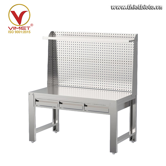 Bàn nguội cơ khí 500 kg với 03 ngăn kéo QT-BN05F