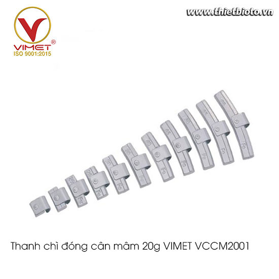 Thanh chì đóng cân mâm 20g VIMET VCCM2001